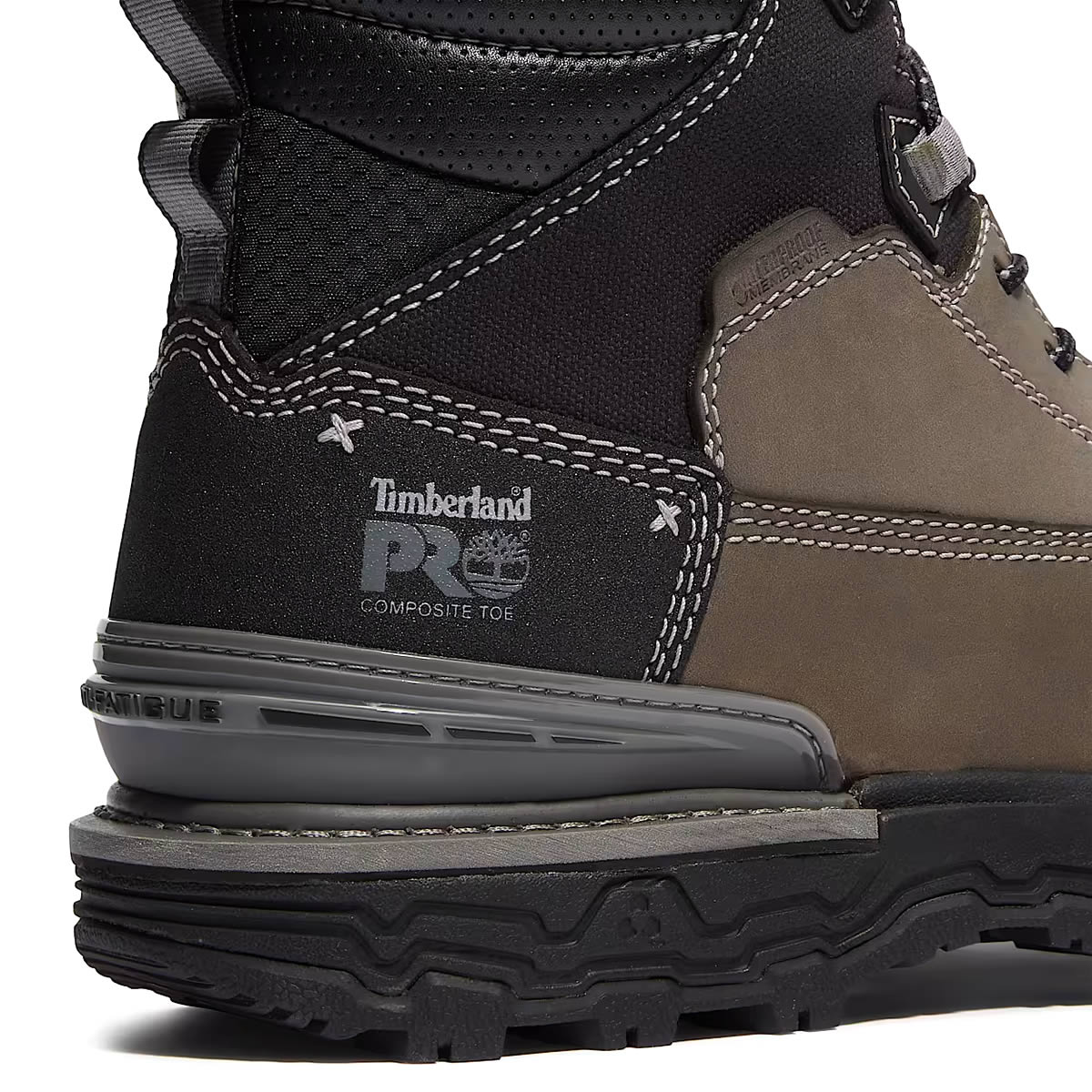 Timberland PRO Men's 6" Boondock Ultralight Comp-Toe Waterproof Work Boots, TB0A63FYA4F, Grey/Black - Image 5