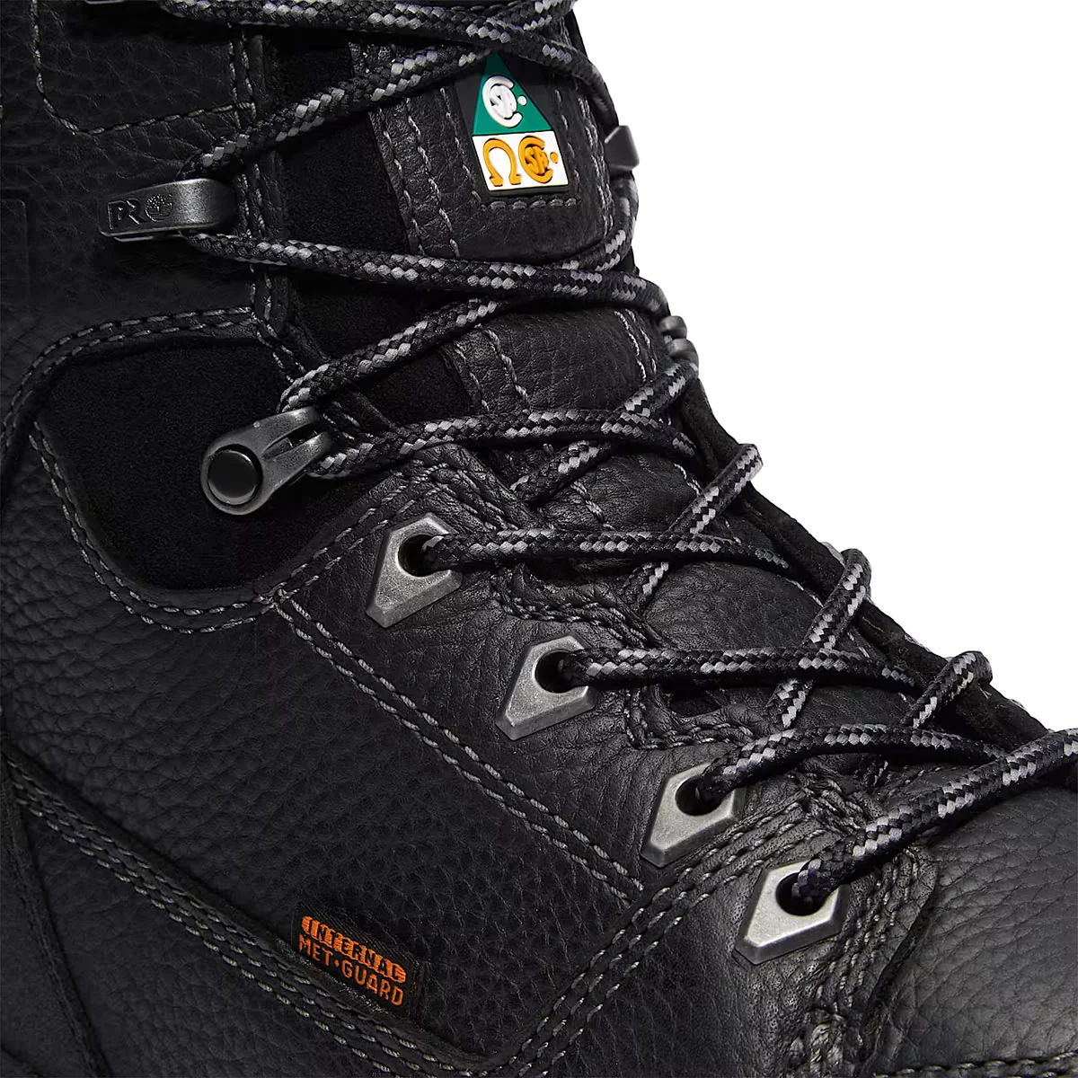 Timberland PRO 8" Endurance EV Comp-Toe Met-Guard Waterproof CSA Boots, Full, Black - Image 5