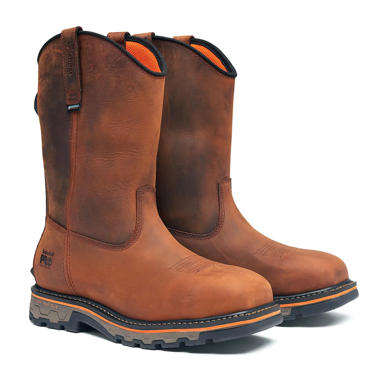 Timberland PRO Men’s BOA True Grit Pull On Waterproof EH Nano Toe Work Boots, TB0A66JQEM41 - Image 2