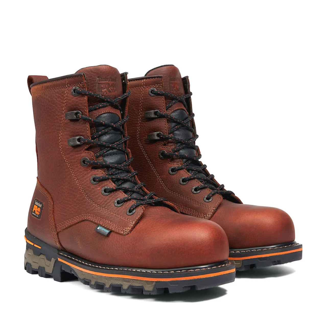 Timberland PRO Men's Boondock 8" Waterproof EH Composite Toe Work Boots, TB11112A2101 - Image 2