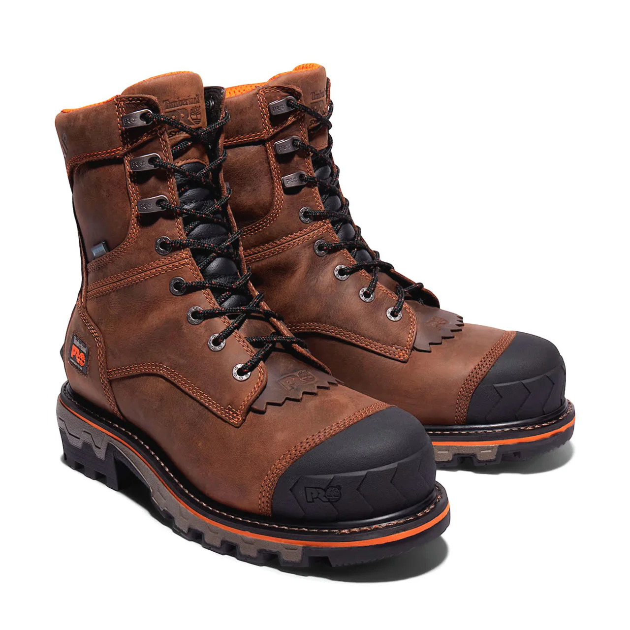 Timberland PRO Men's Boondock HD 8" Waterproof Insulated EH Composite Toe Logger Boots - TB1A28SB2141 - Image 2