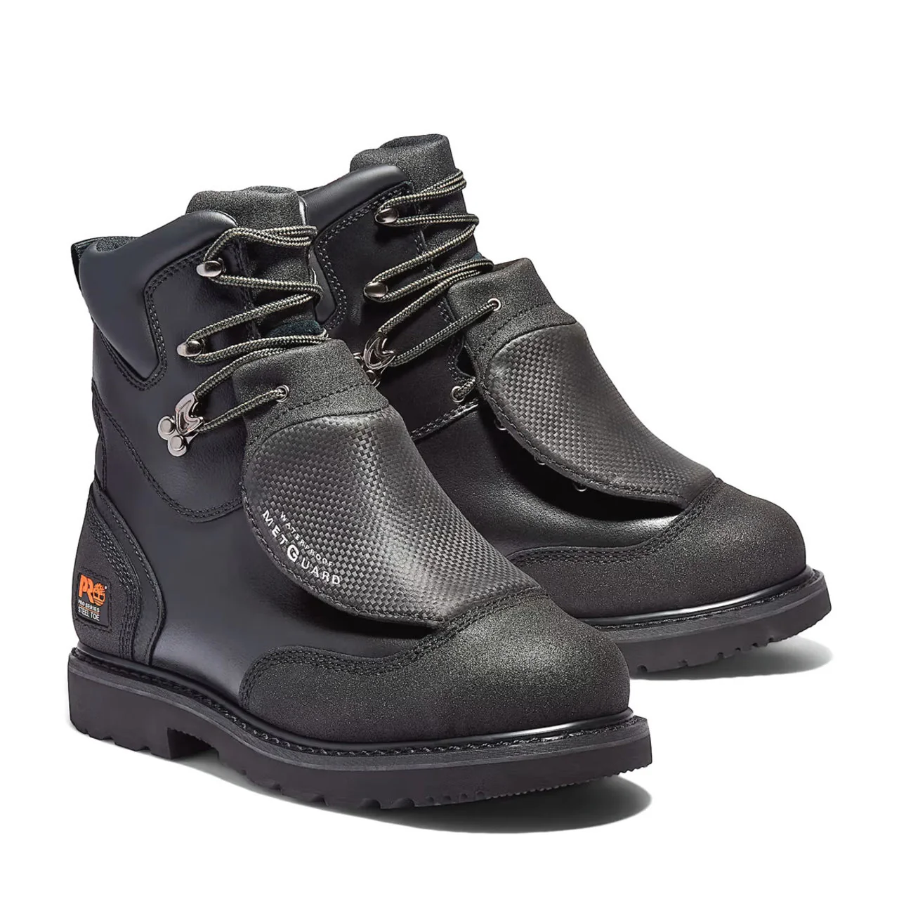 Timberland PRO Men's 8" Waterproof EH Met Guard Steel Toe Work Boots, TB1535300011 - Image 2