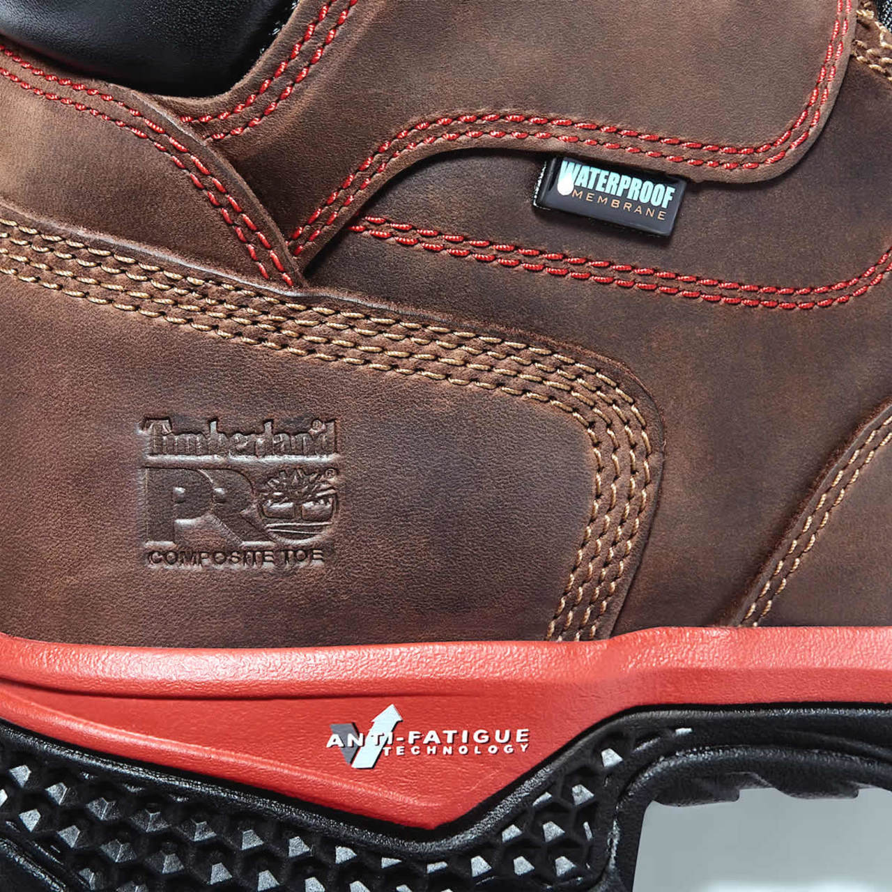 Timberland PRO Men's Bosshog 6" Waterproof EH Composite Toe Work Boots, TB1A1WSB2141 - Image 5