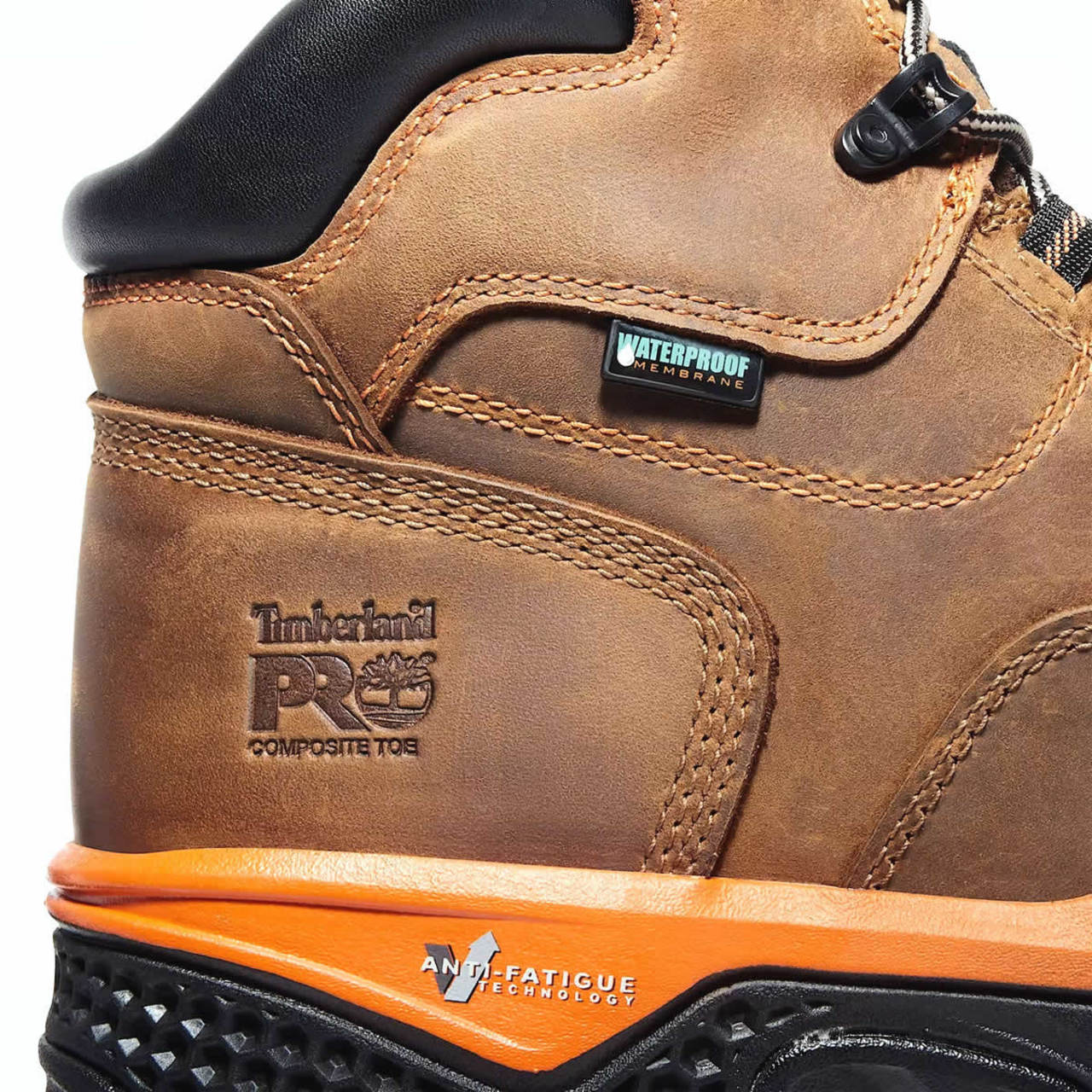 Timberland PRO Men's Bosshog 6" Waterproof EH Composite Toe Work Boots, TB0A1XK12141 - Image 5