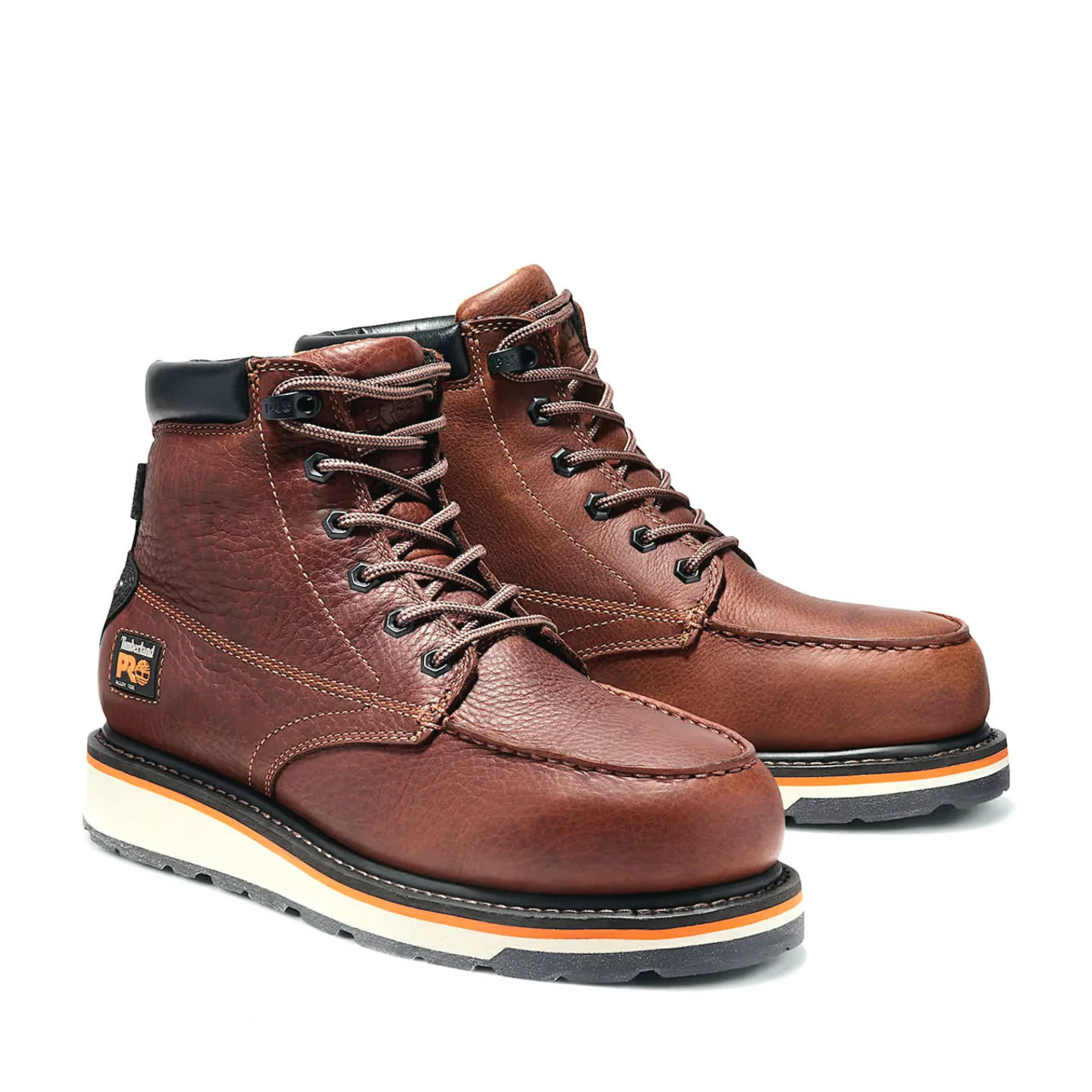 Timberland PRO Men's Gridworks 6" Waterproof EH Alloy Toe Work Boots, TB1A1ZVF2141 - Image 2