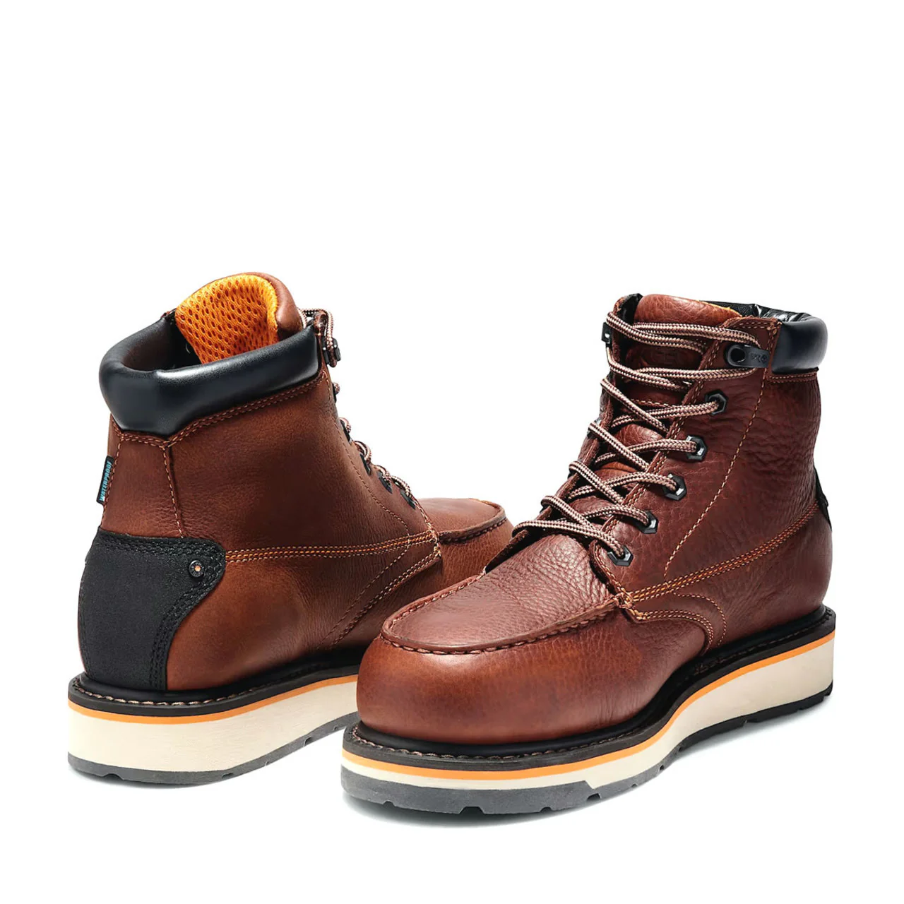 Timberland PRO Men's Gridworks 6" Waterproof EH Alloy Toe Work Boots, TB1A1ZVF2141 - Image 4