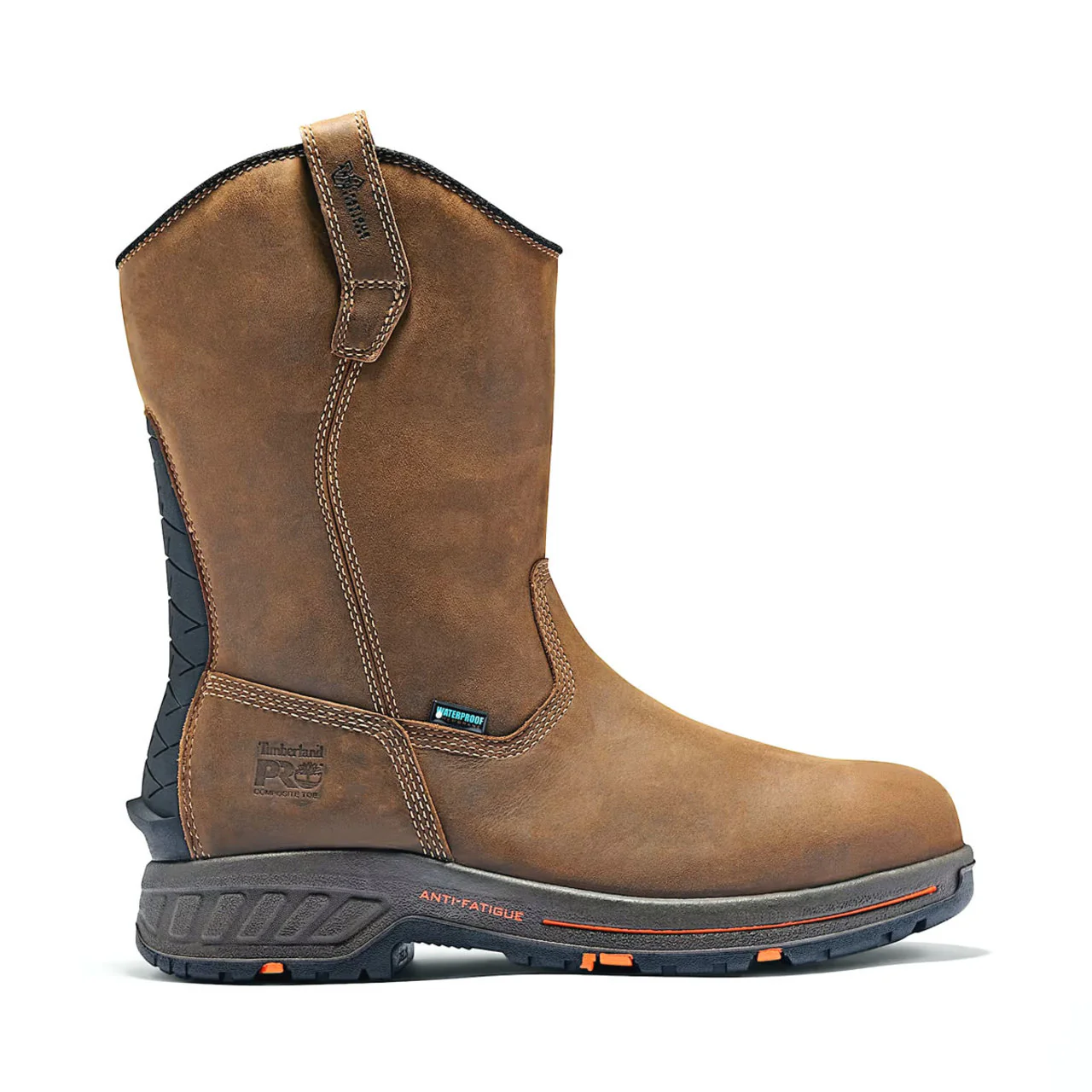 Timberland PRO Men's Helix HD Pull On Waterproof EH Composite Toe Work Boots, TB1A1XFX2141