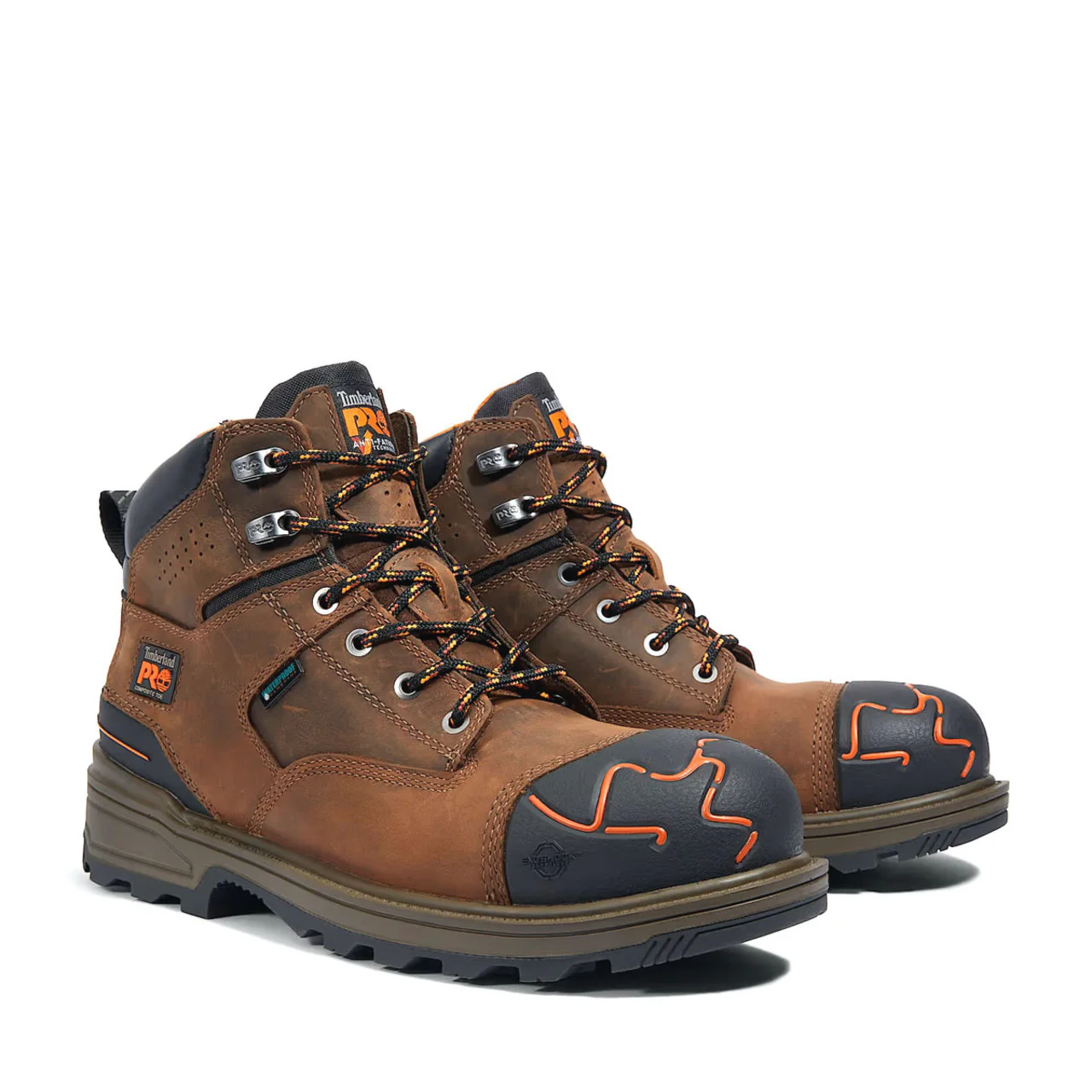 Timberland PRO Men's Magnitude 6" Waterproof EH Composite Toe Work Boots - TB1A42ZY2141 - Image 2