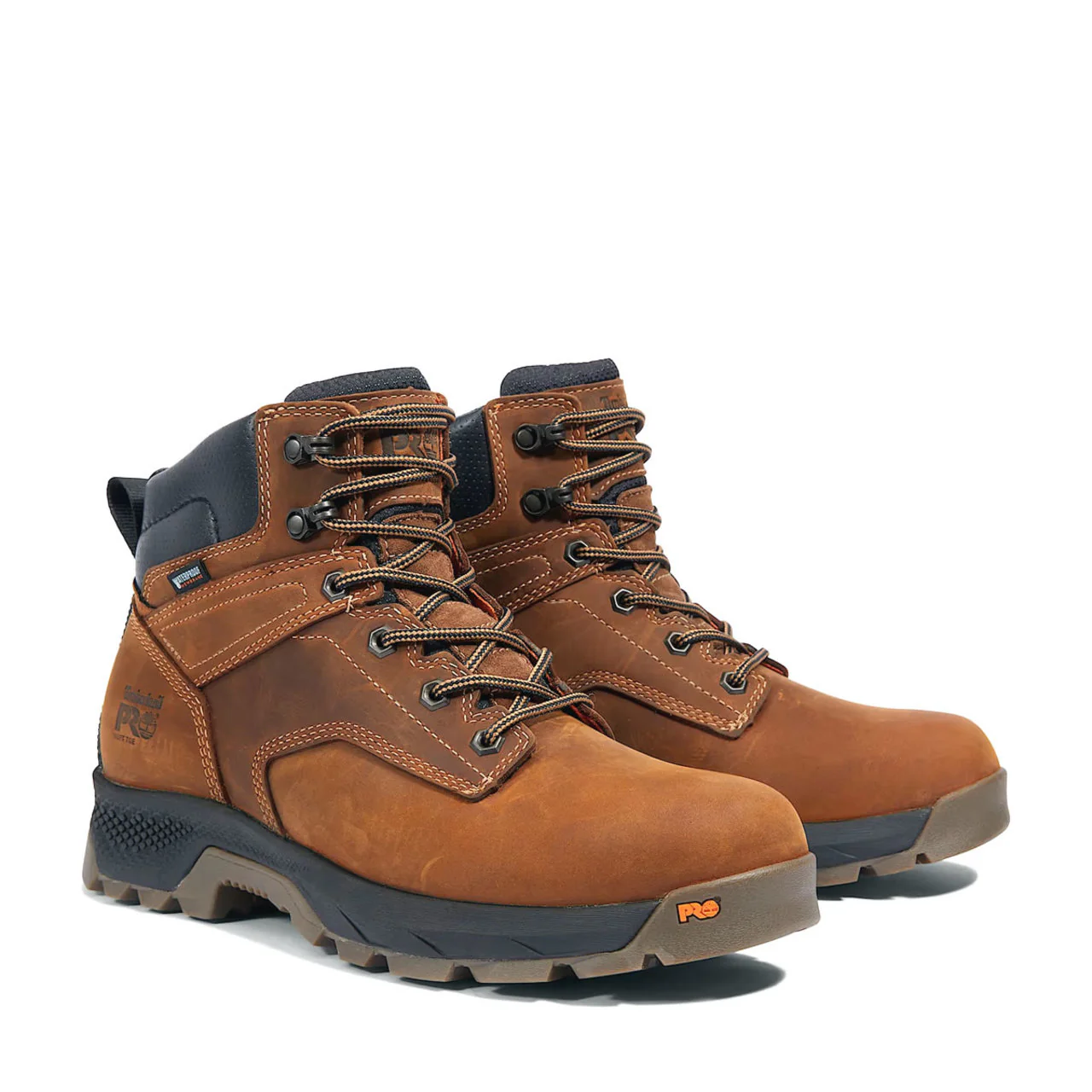 Timberland PRO Men's TiTAN 6" Waterproof EH Soft Toe Work Boots, TB1A5M2T2141 - Image 2