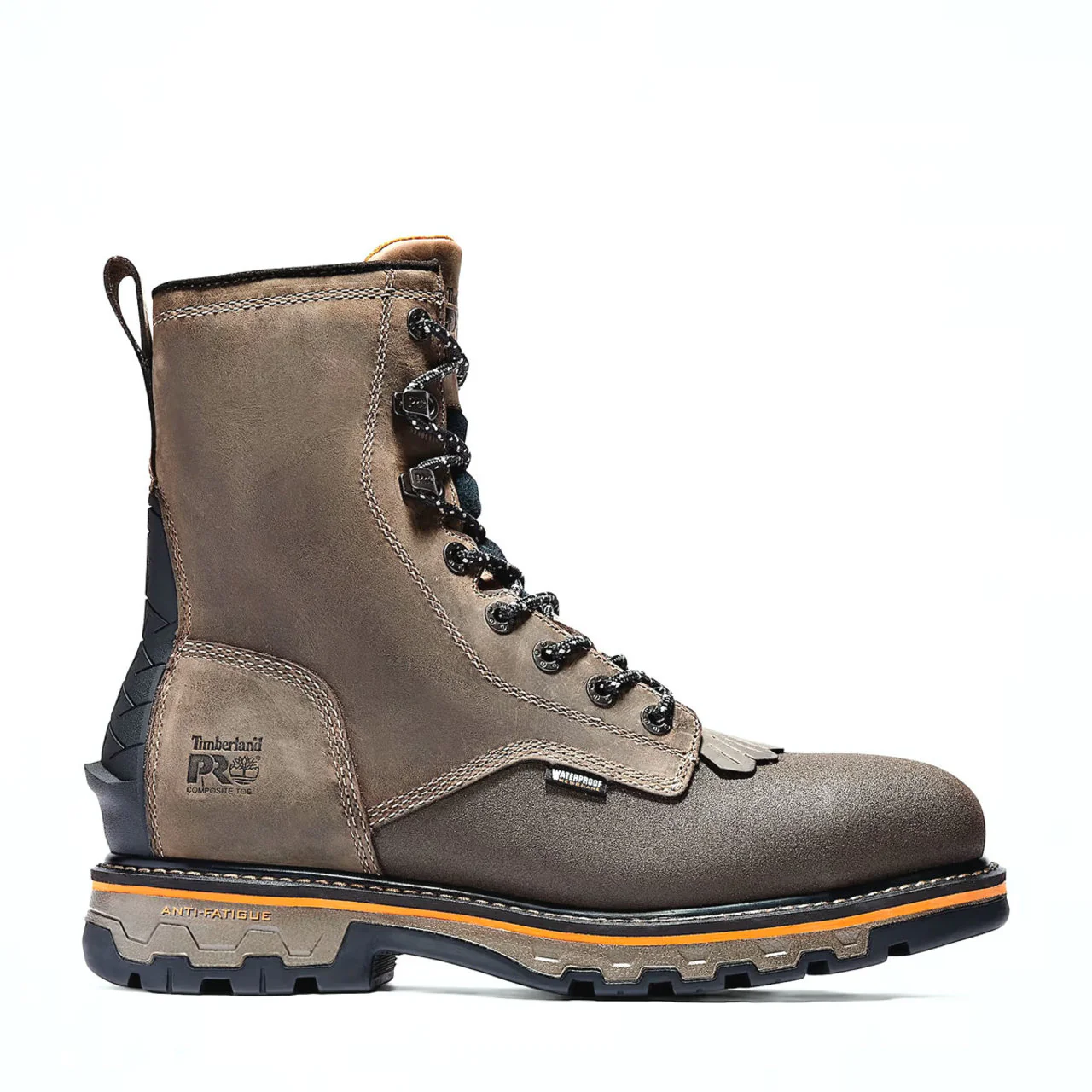 Timberland PRO Men's True Grit 8" Waterproof EH Side Zip Composite Toe Work Boots - TB1A22CN2141