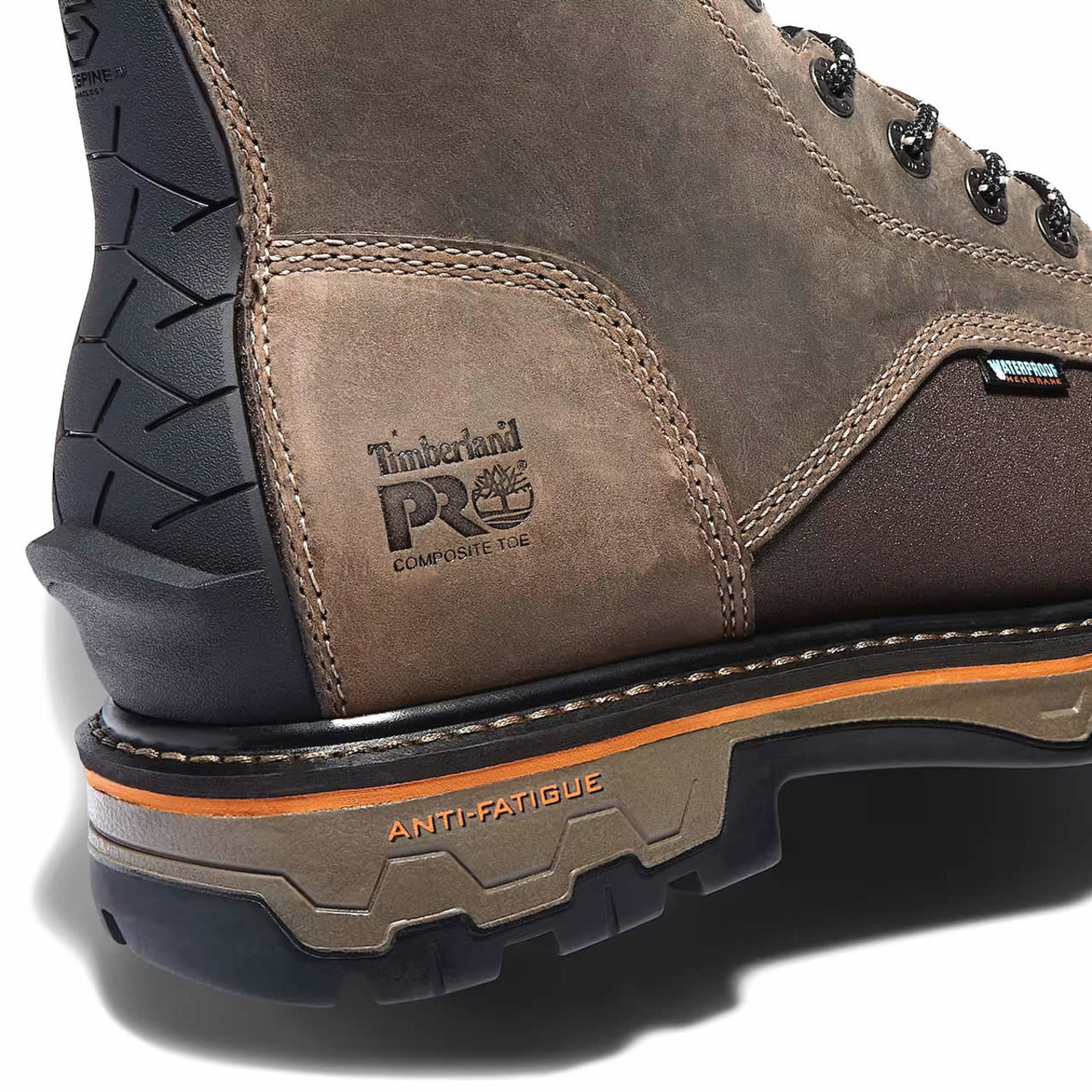 Timberland PRO Men's True Grit 8" Waterproof EH Side Zip Composite Toe Work Boots - TB1A22CN2141 - Image 5