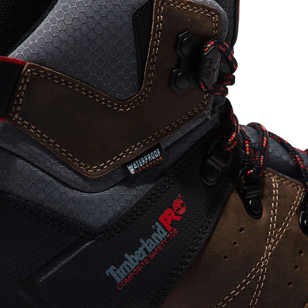 Timberland PRO Men's Switchback Comp-Toe Waterproof Boots, TB1A5SZ3214, Brown - Image 5