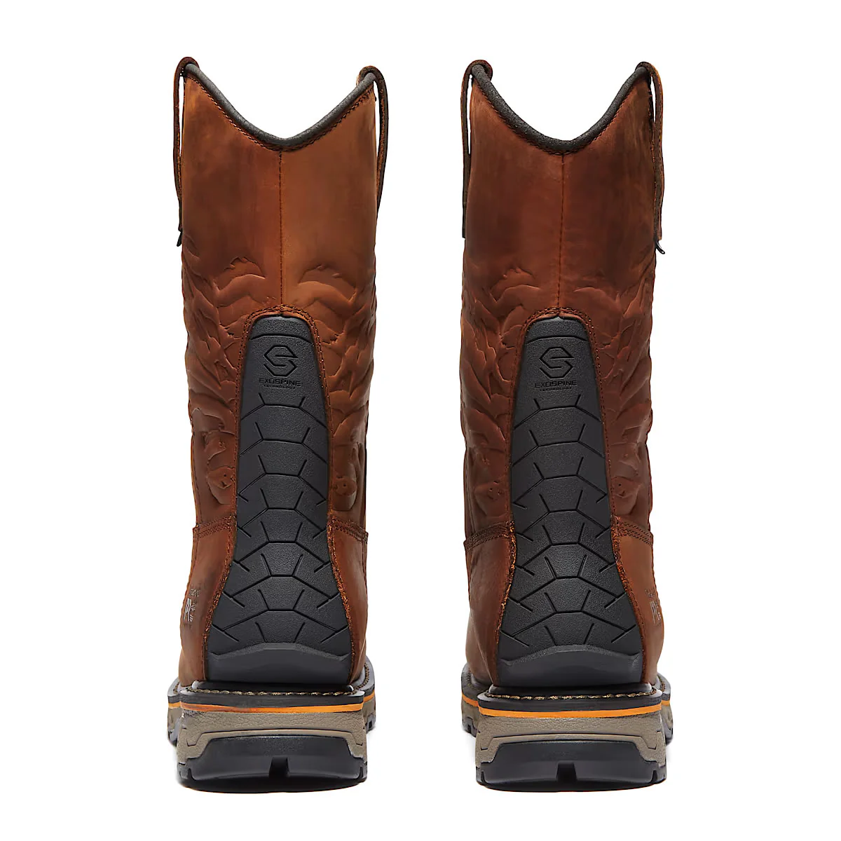 Timberland PRO True Grit USA Pull-On Comp-Toe Waterproof Boots, Brown, Medium - Image 6