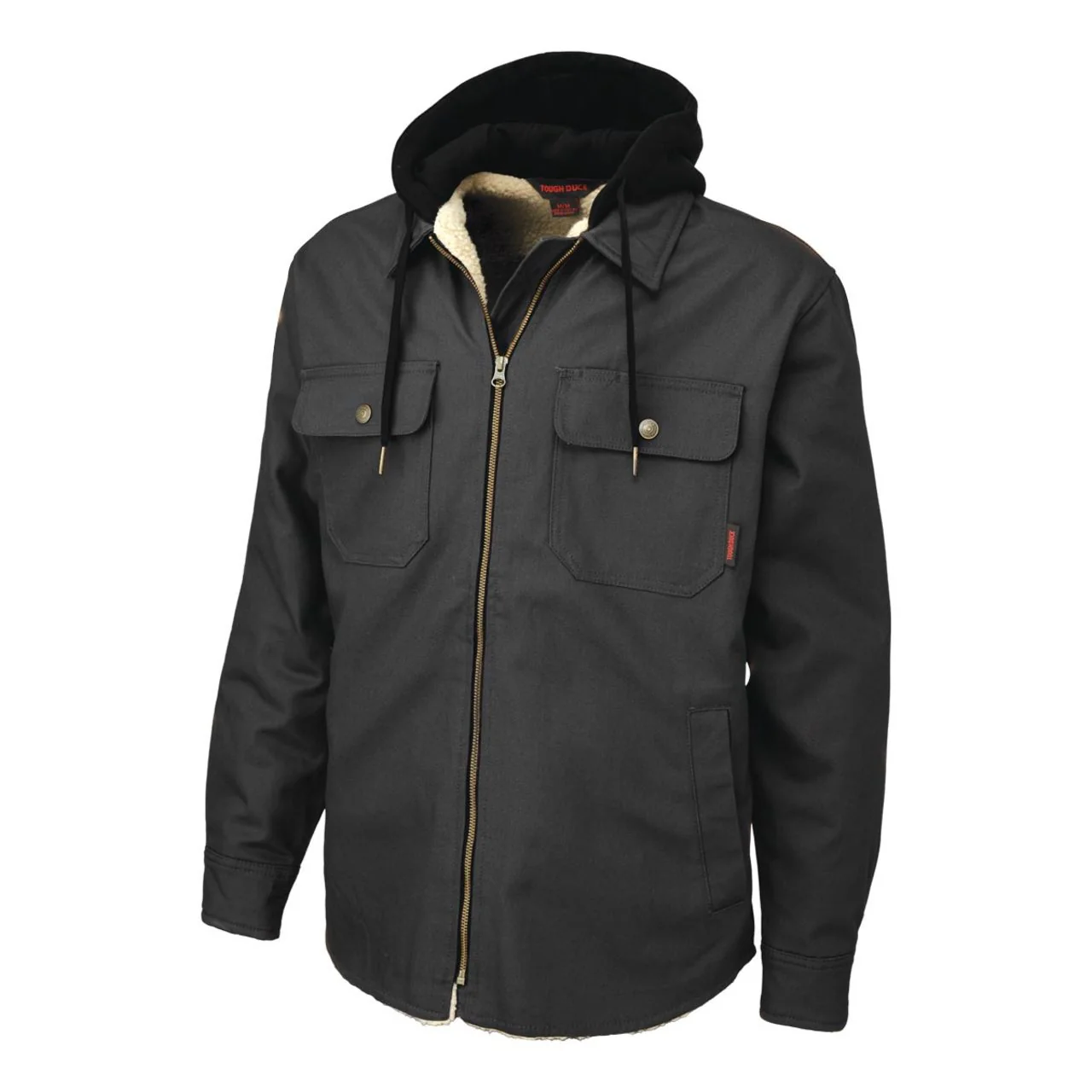Tough Duck WS03 Men's Sherpa Lined Duck Jac-Shirt - Image 4