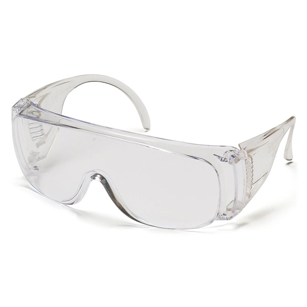 Pyramex Solo Visitor Safety Glasses, Clear Lens, Clear Frame - 12/Pack