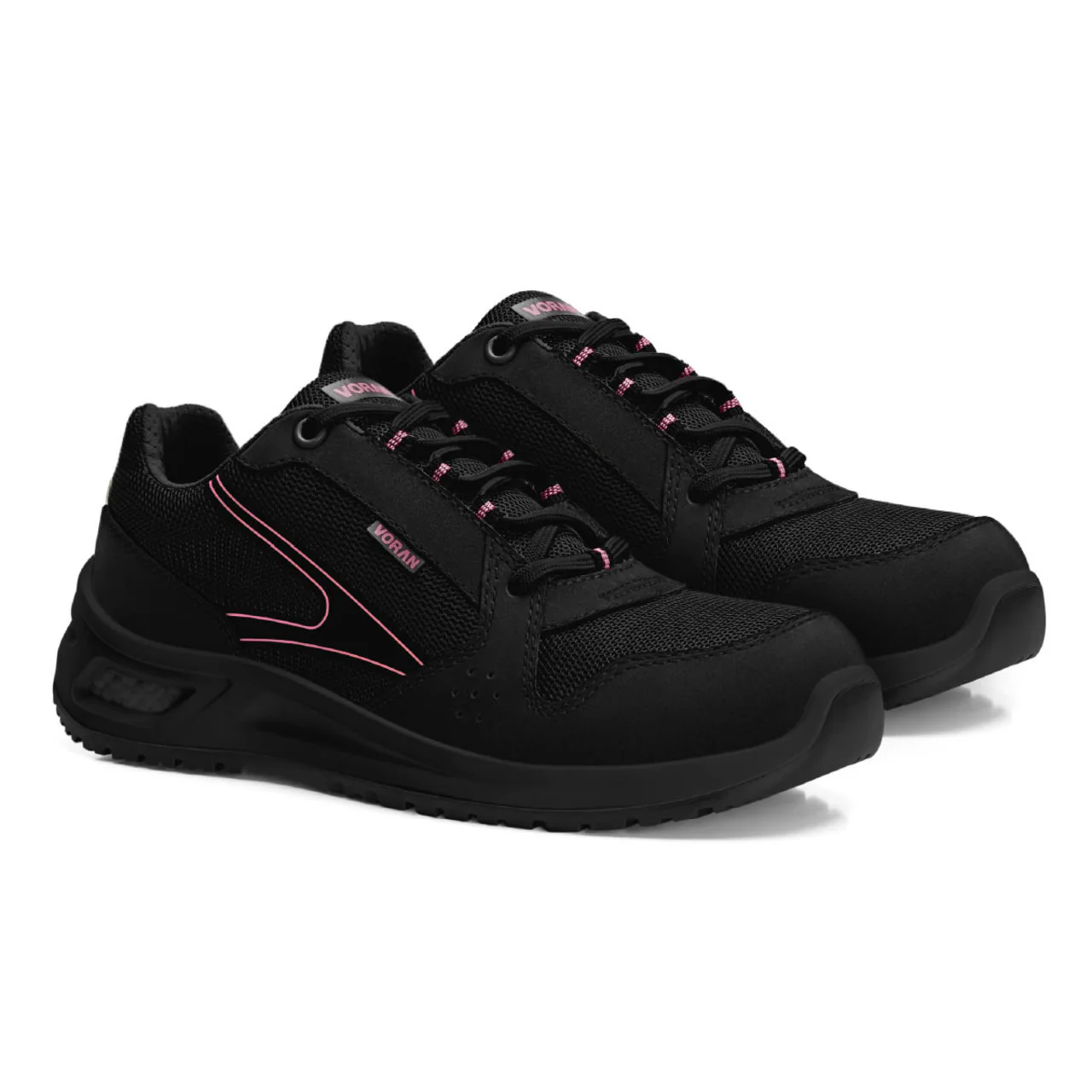 VORAN Women's Sportsafe Energy 441N Safety Toe Shoes - Black - Image 3